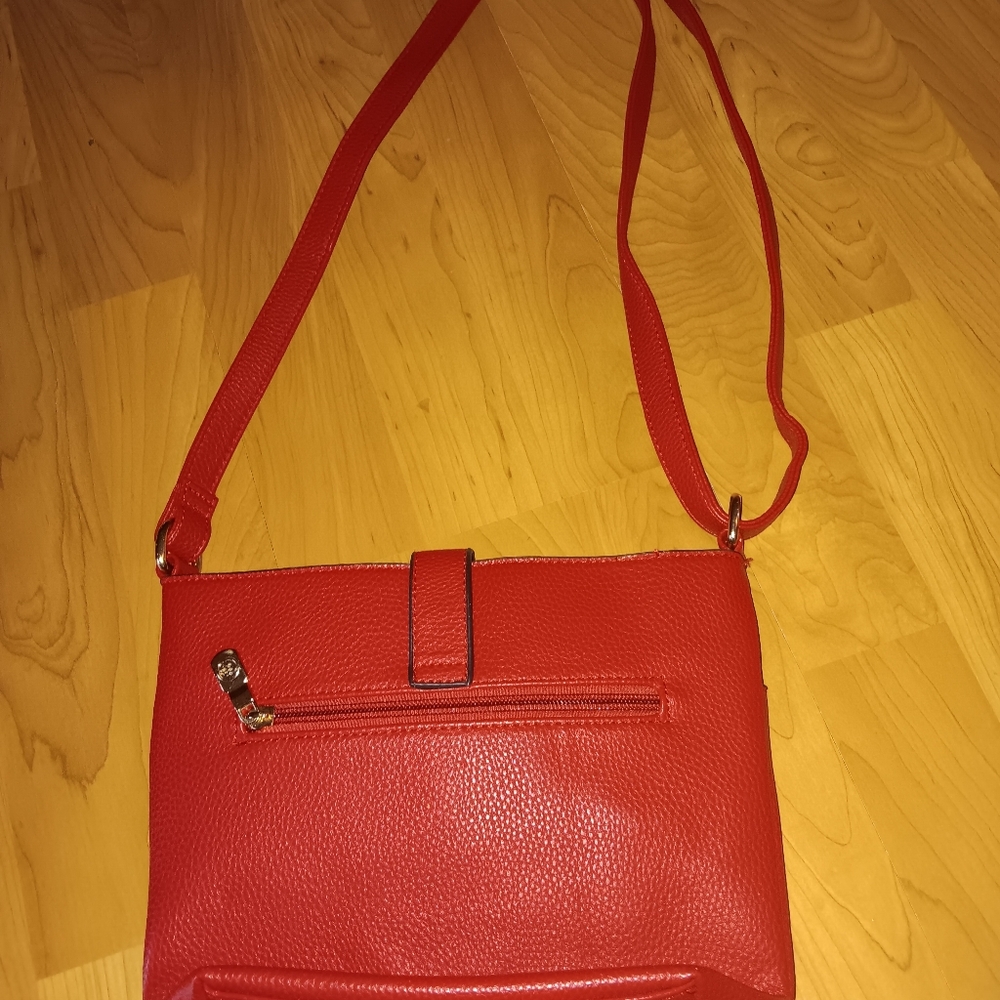 NEW RED BLUSH PURSE